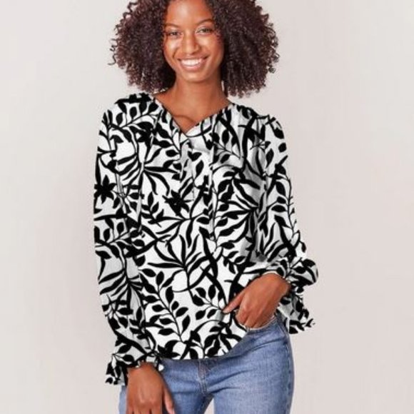 Sharp Tucker NYC Juliette Blouse - New! - Size L - Picture 1 of 7